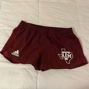 Texas A&M adidas shorts